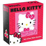 Hello Kitty Glass Coasters Set 4-Pack